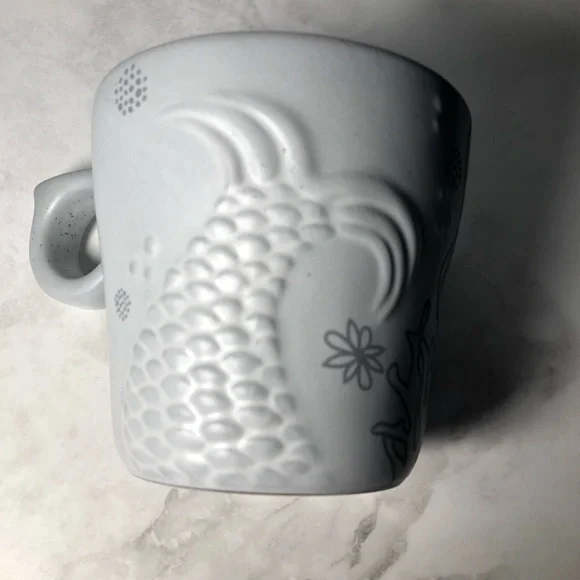 STARBUCKS 2016 Anniversary 12oz Mermaid Siren Tail Sea Star Mug - Picture 7 of 8